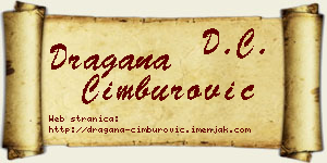 Dragana Čimburović vizit kartica